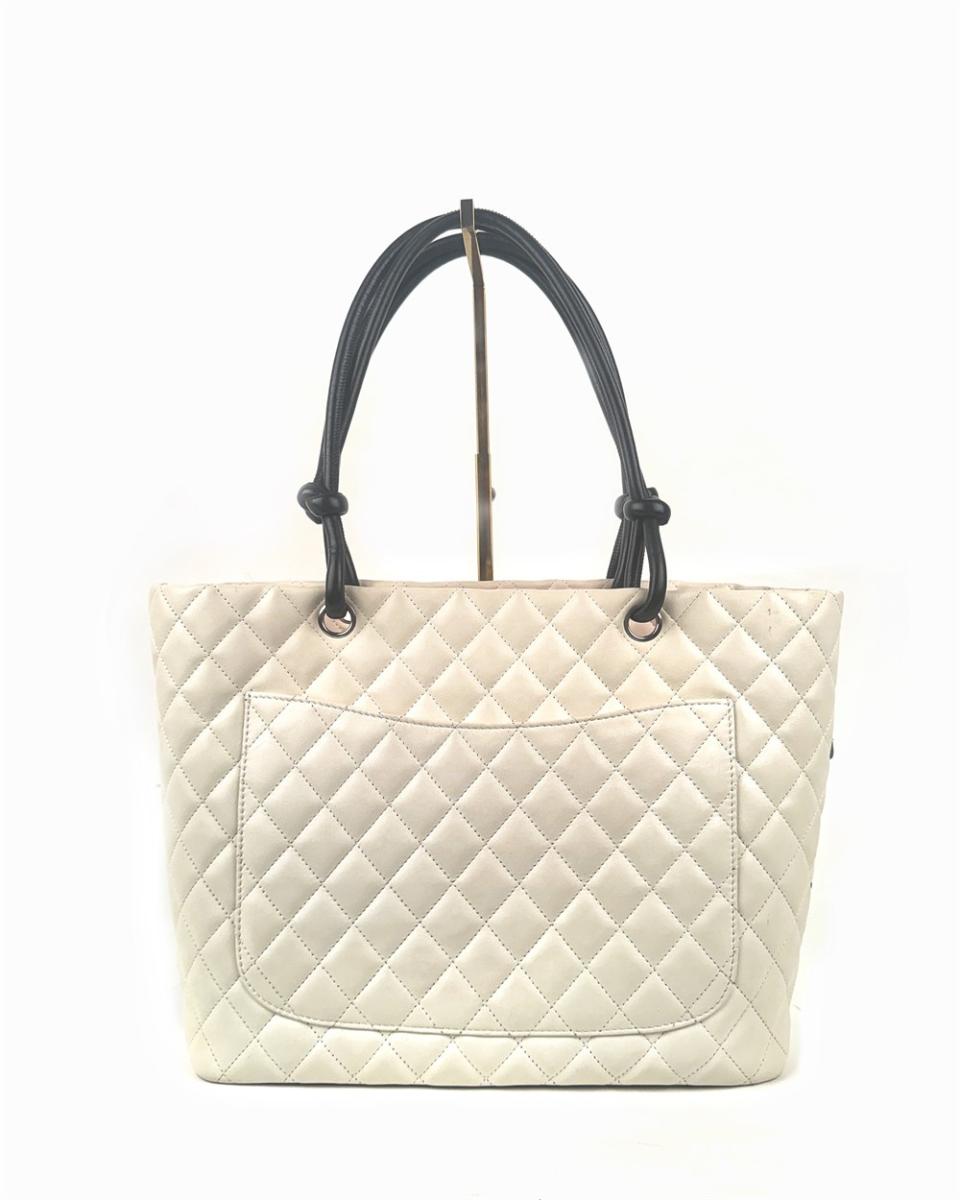 HENKELTASCHEN - CHANEL CAMBON TOTE WEISS