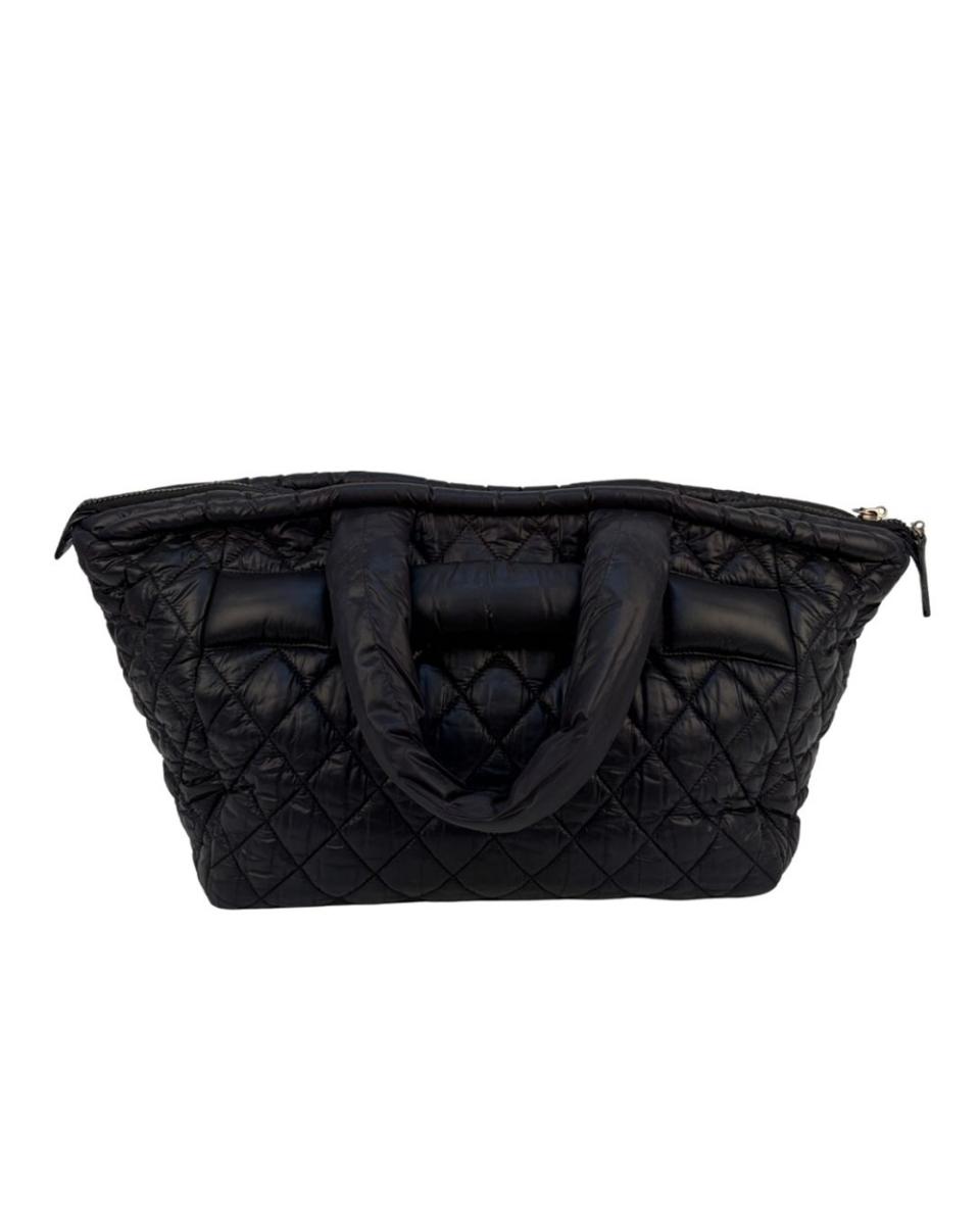 HENKELTASCHEN - CHANEL COCO COCOON NYLON SCHWARZ