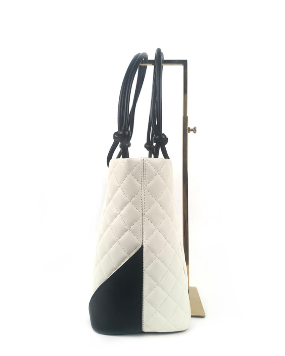 HENKELTASCHEN - CHANEL CAMBON TOTE WEISS