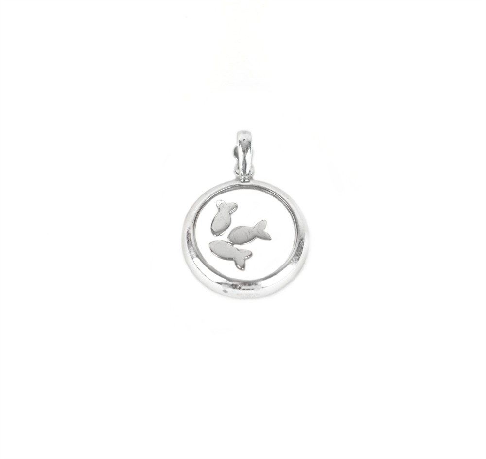 ANHÄNGER - CHOPARD 18 KARAT DIAMANTEN WEISSGOLD HAPPY BEACH FISH