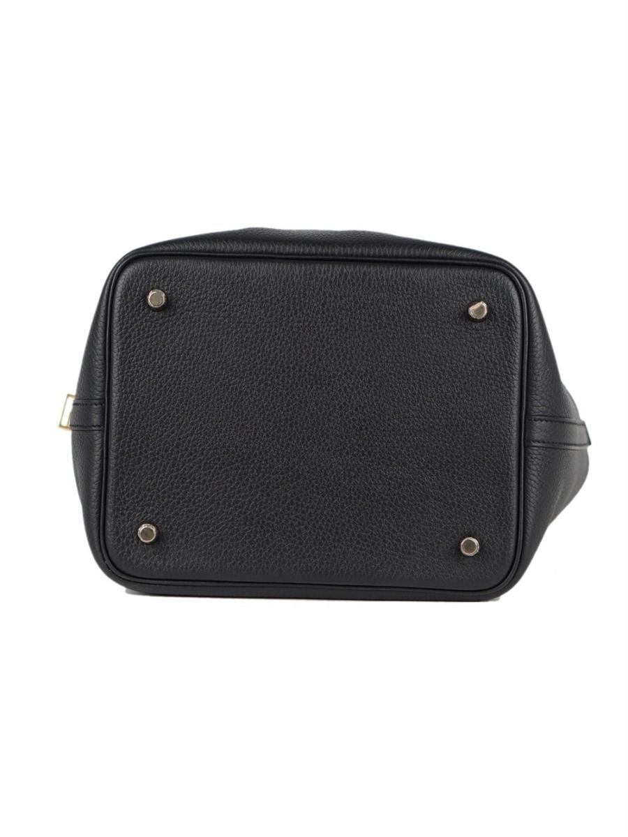 HENKELTASCHE - HERMÈS PICOTIN LOCK 22 SCHWARZ EPSOM GHW 2022