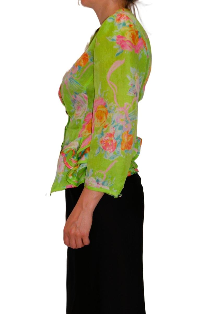 BLAZER - UNGARO PARALLÉLE FLORALER JACQUARD BLAZER GRÜN