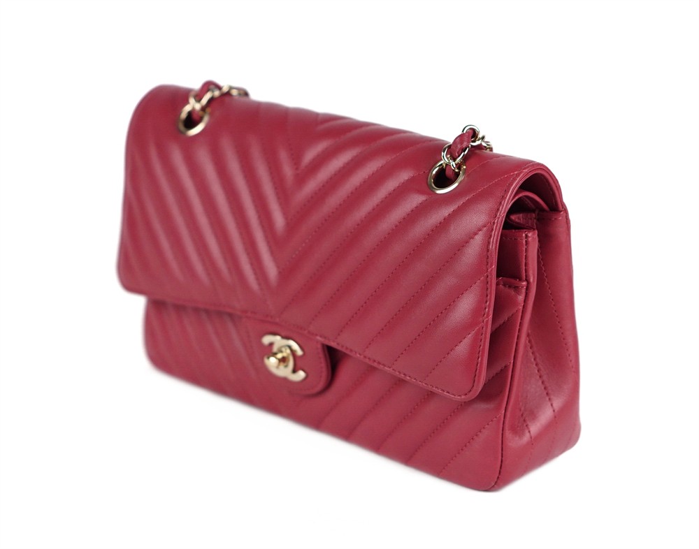 SCHULTERTASCHE - CHANEL CLASSIC DOUBLE FLAP MEDIUM PINK