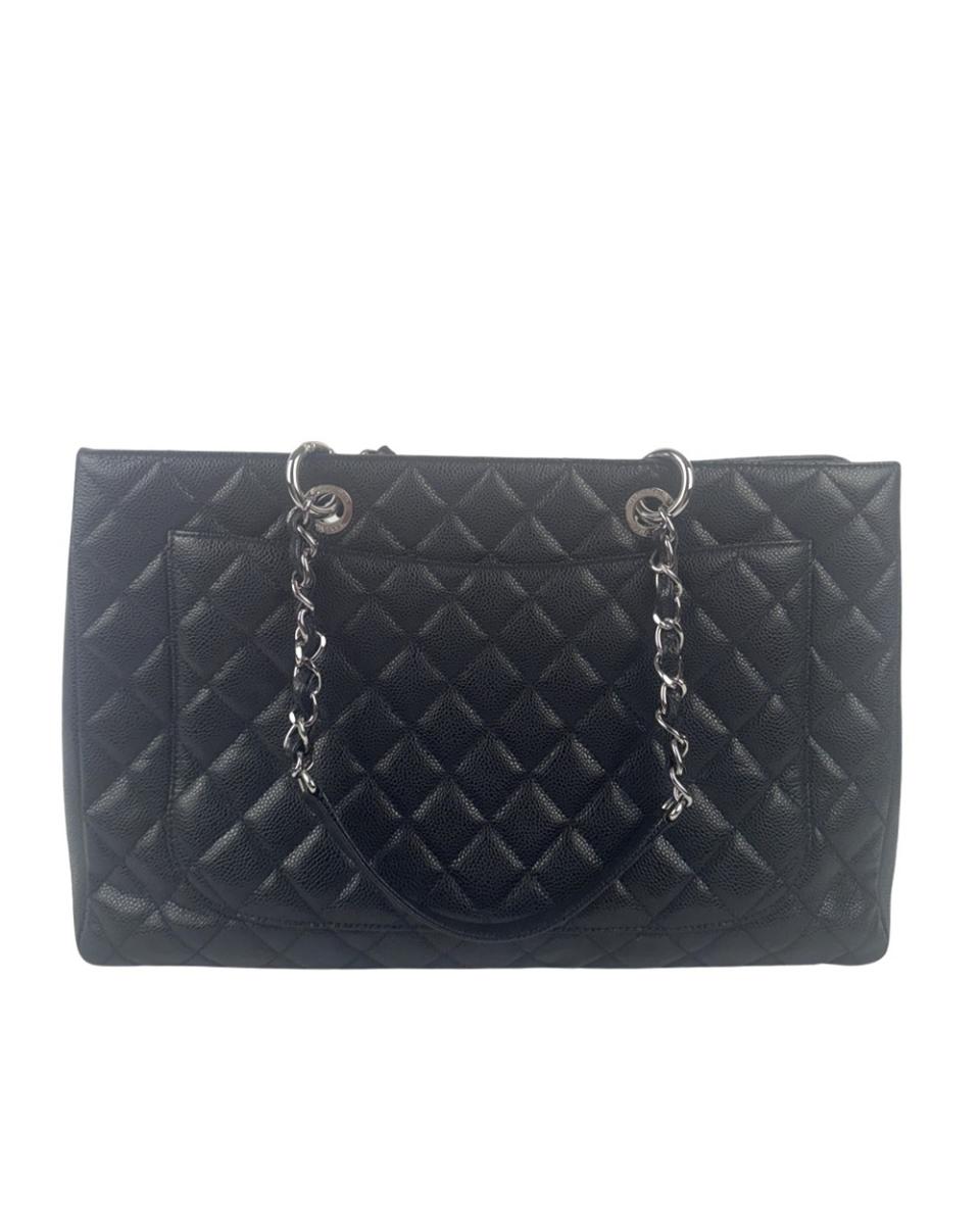 HENKELTASCHEN - CHANEL GRAND SHOPPING TOTE SCHWARZ