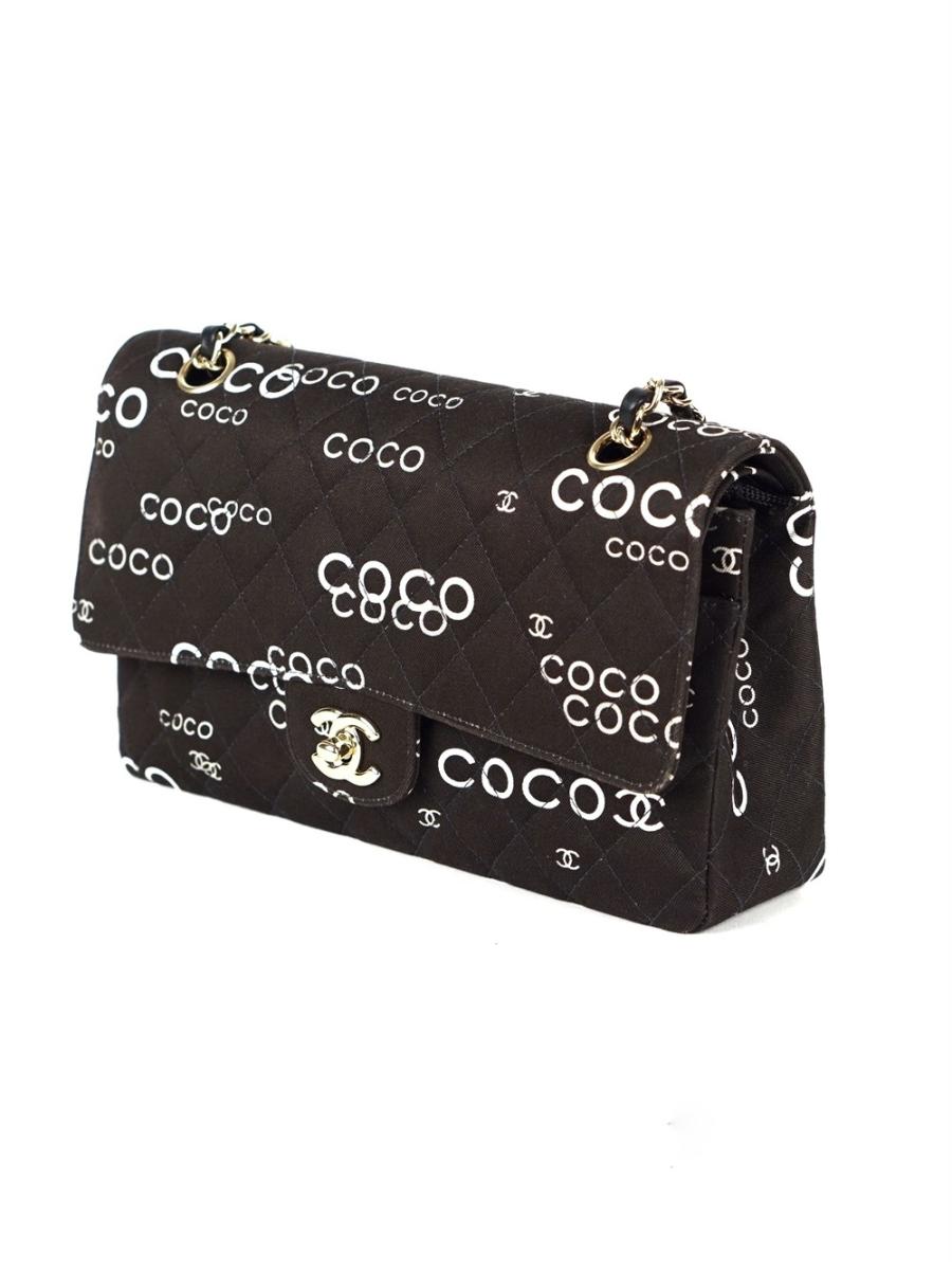 SCHULTERTASCHE - CHANEL CLASSIC DOUBLE FLAP DRUCK MEDIUM