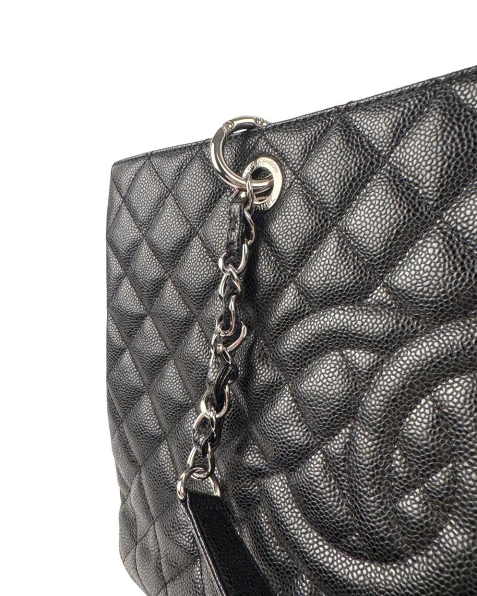 HENKELTASCHEN - CHANEL GRAND SHOPPING TOTE SCHWARZ