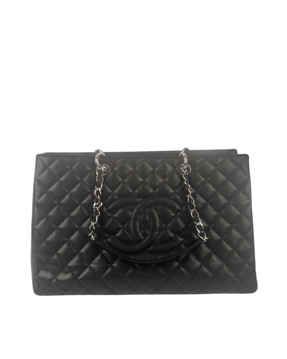 HENKELTASCHEN - CHANEL GRAND SHOPPING TOTE SCHWARZ