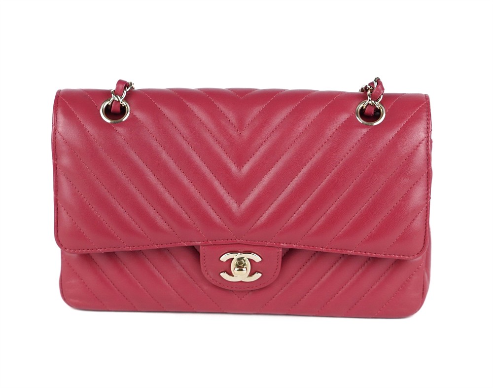 SCHULTERTASCHE - CHANEL CLASSIC DOUBLE FLAP MEDIUM PINK