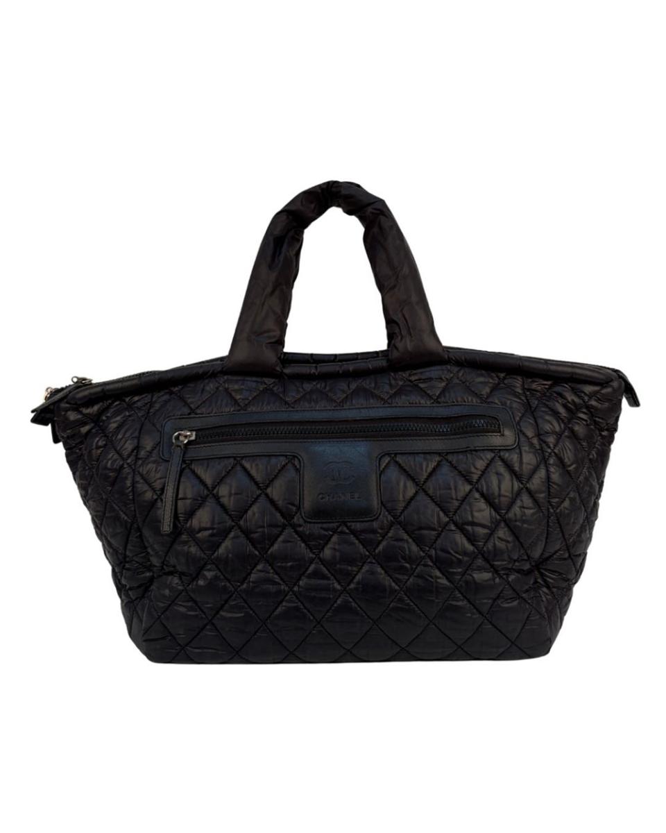 HENKELTASCHEN - CHANEL COCO COCOON NYLON SCHWARZ